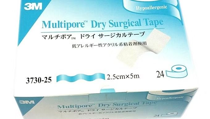 Multipore Dry 防水型管路固定膠紙 2.5CMX5M 24pcs