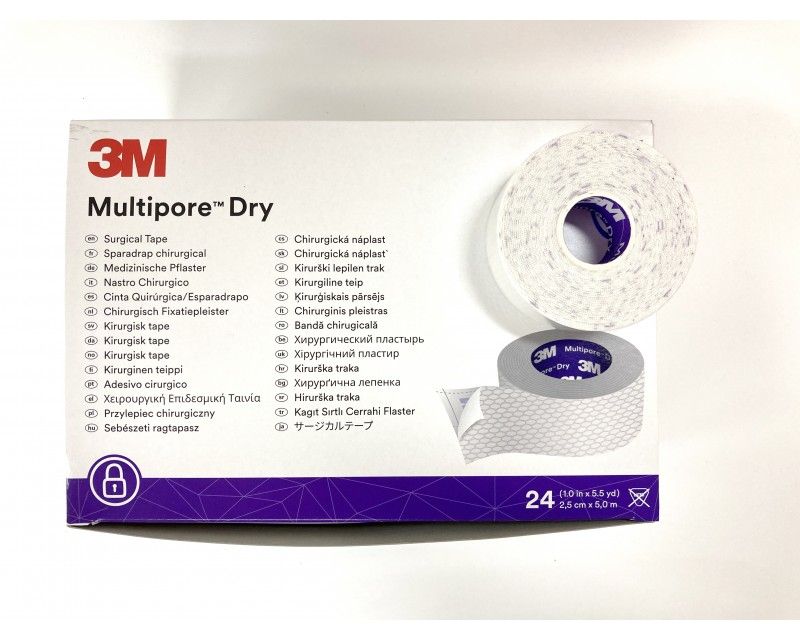 Multipore Dry 防水型管路固定膠紙 5CM X 5M 12pcs