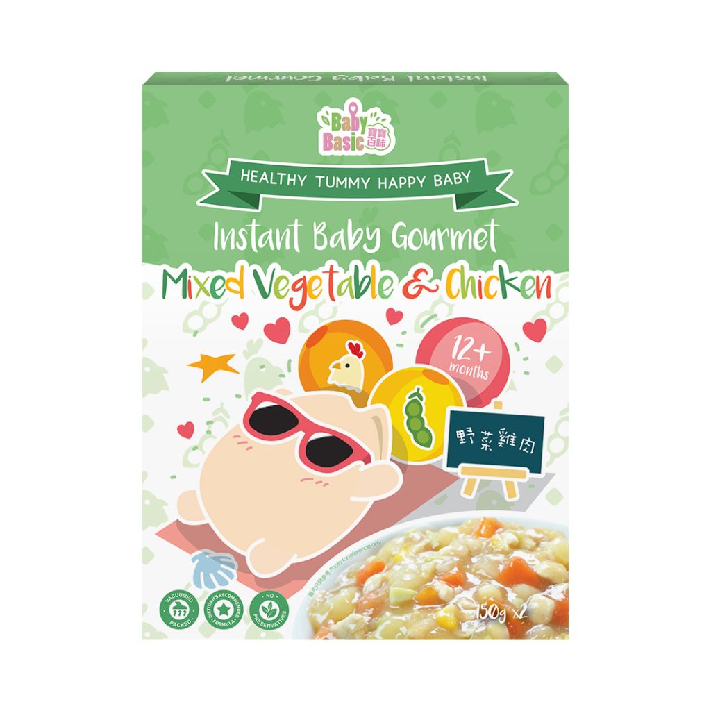 寶寶百味 即食米米餸 ( 野菜雞肉)