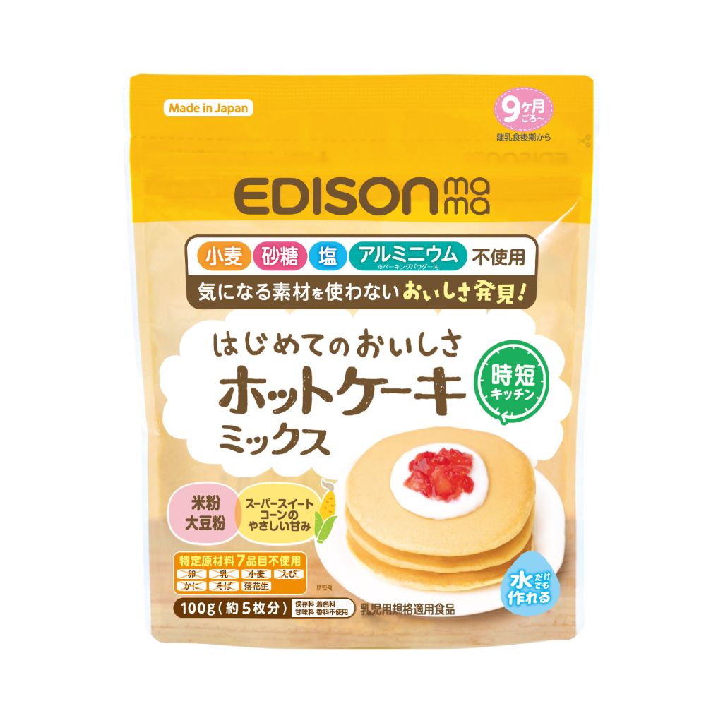 EDISONmama 鬆餅窩夫預拌粉 100g (9M+)