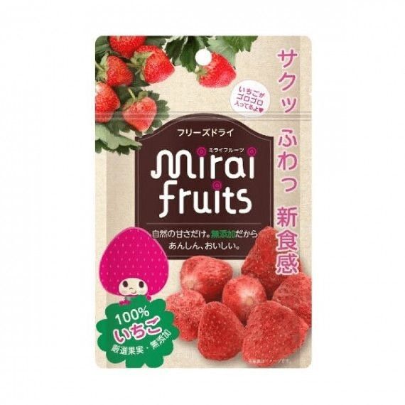 Bitatto Mirai Fruits 未來果實草莓士多啤梨乾 8g