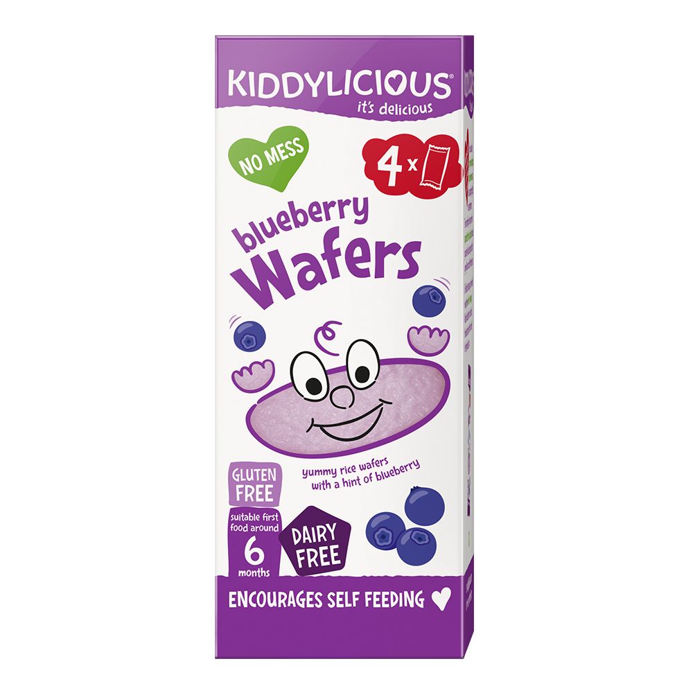 Kiddylicious 藍莓果味米餅4包 x 4g