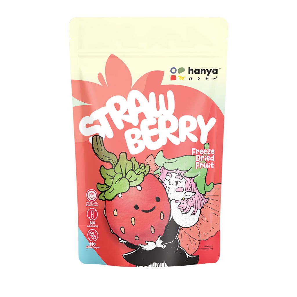 Hanya 凍乾水果脆片 士多啤梨 20g