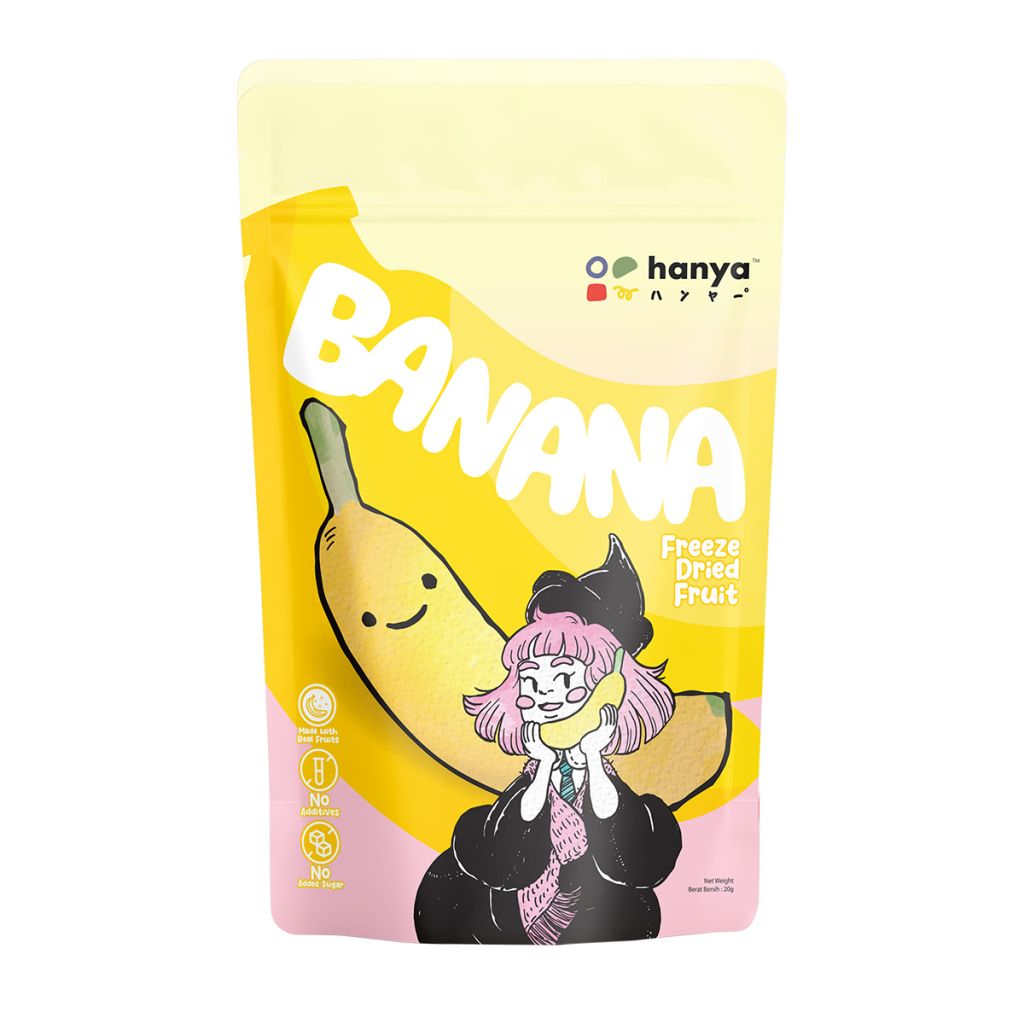 Hanya 凍乾水果脆片 香蕉 20g