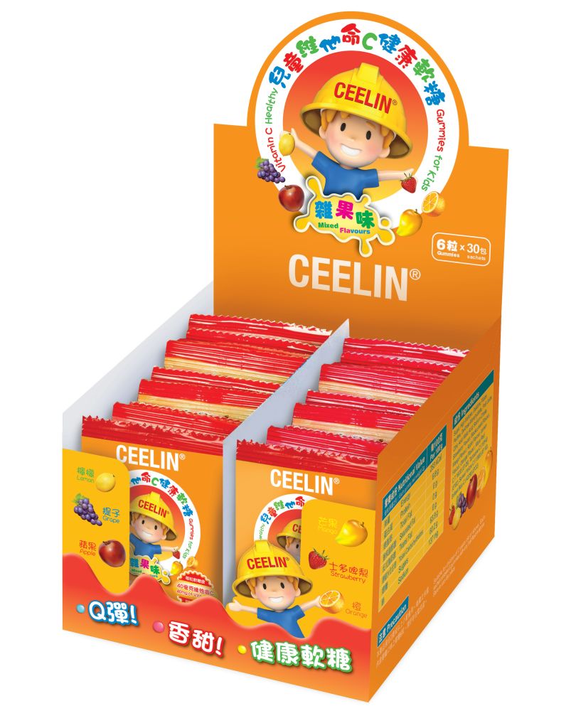 思敏健兒童維他命C健康軟糖6粒裝x30包