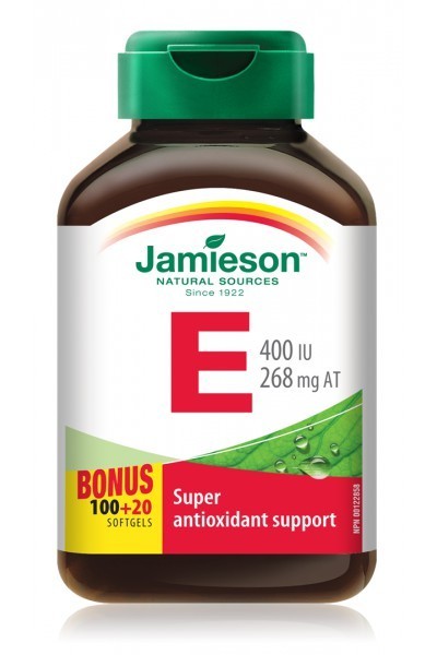 增美神-維他命E(400IU) 100粒+20粒