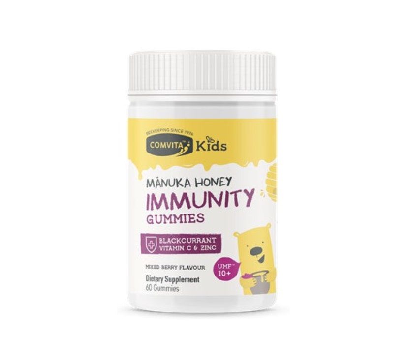Comvita  康維他 兒童麥盧卡蜂蜜黑加侖子軟糖60粒