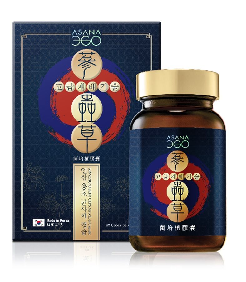 ASANA 360 蔘蟲草 60粒