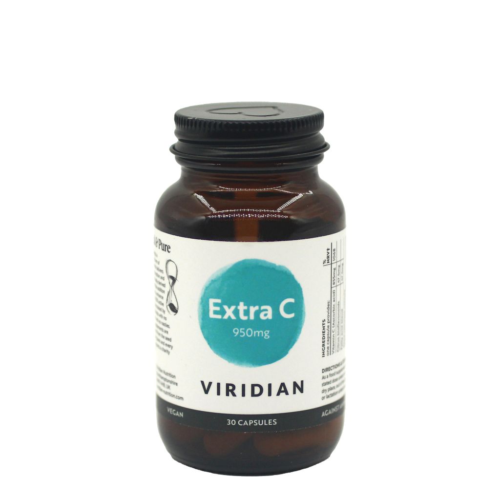 Viridian 維他命 C 植物膠囊, 950mg (30粒/樽)