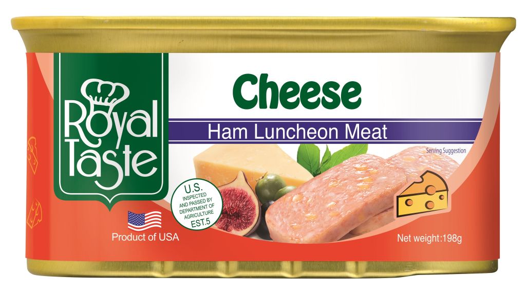 皇滋味 芝士火腿午餐肉 198克