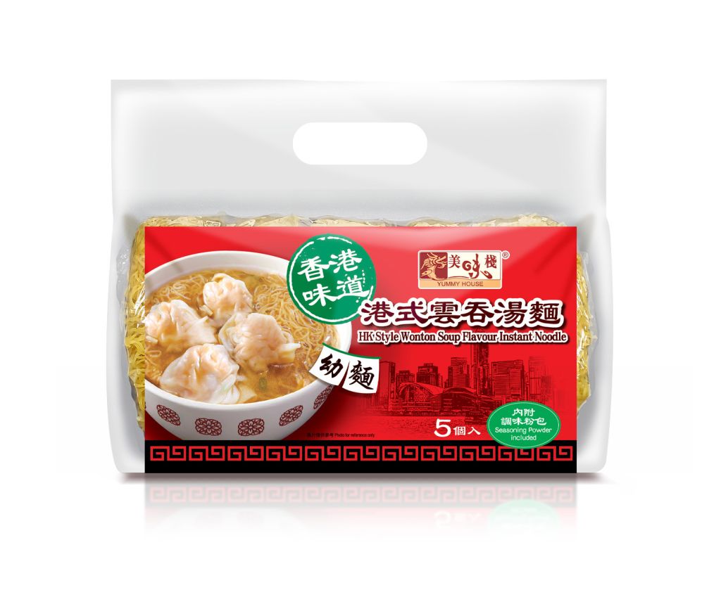 美味棧 港式雲吞湯麵(幼麵) 300g