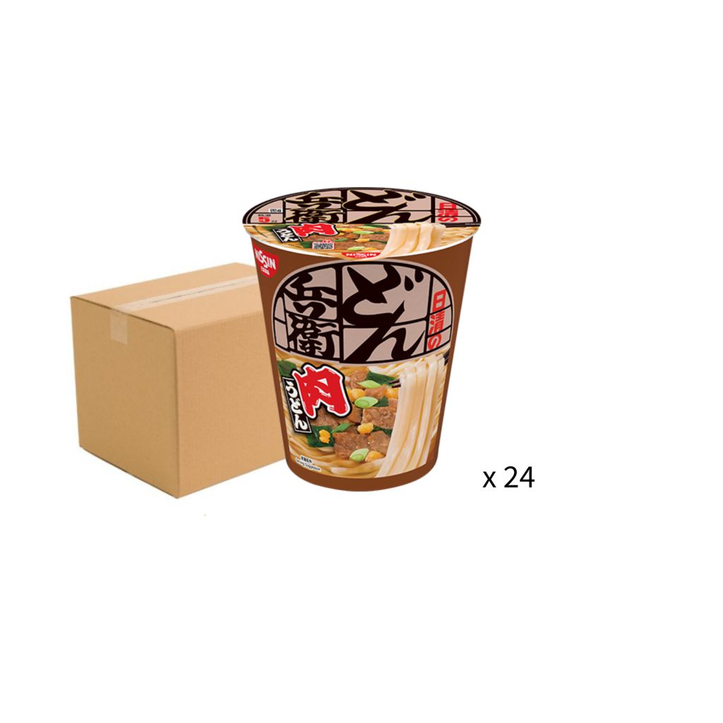 日清咚兵衛肉汁味杯烏冬 87g  - 原箱24杯