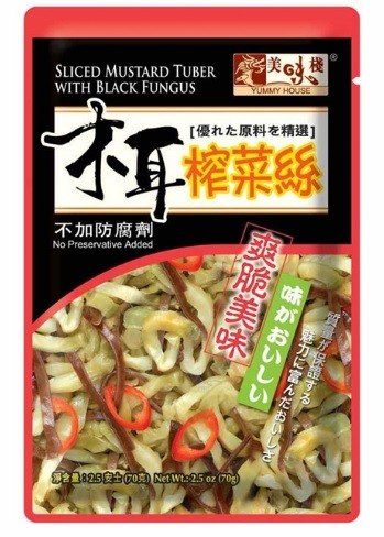 美味棧*木耳榨菜絲 70g*3