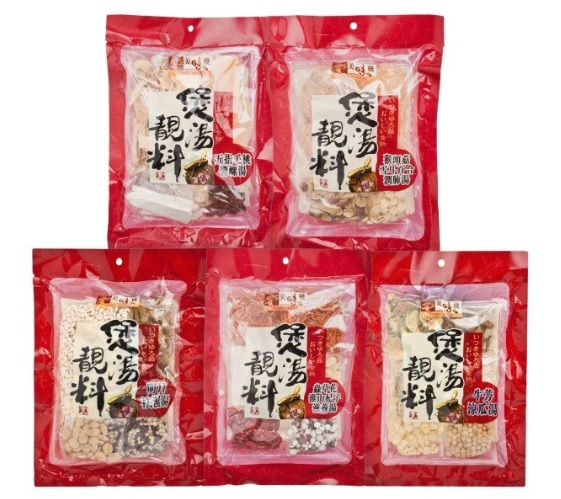 美味棧 * 煲湯靚料5連包裝優惠套裝 635g*