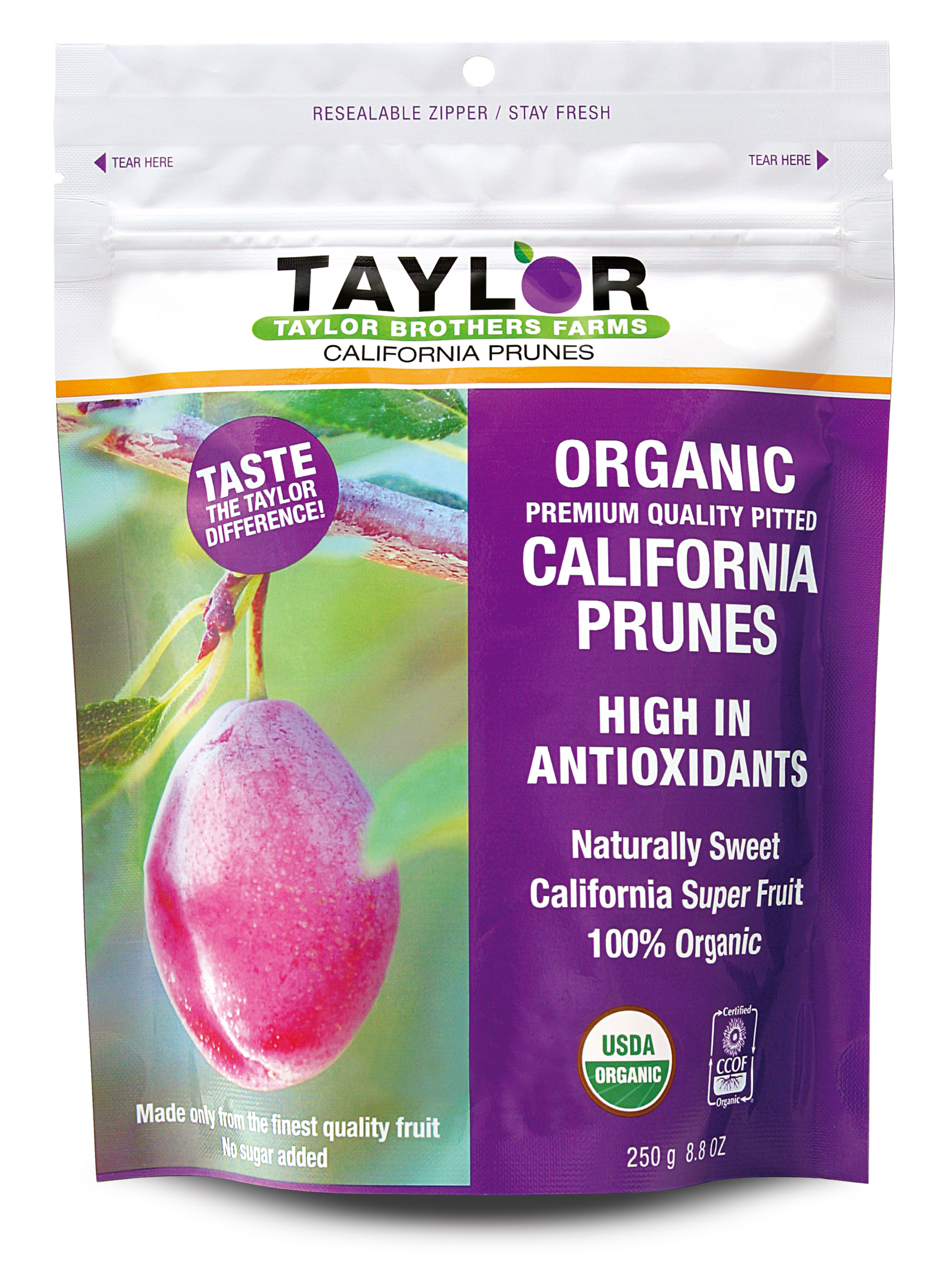 泰勒 有機西梅袋裝250克