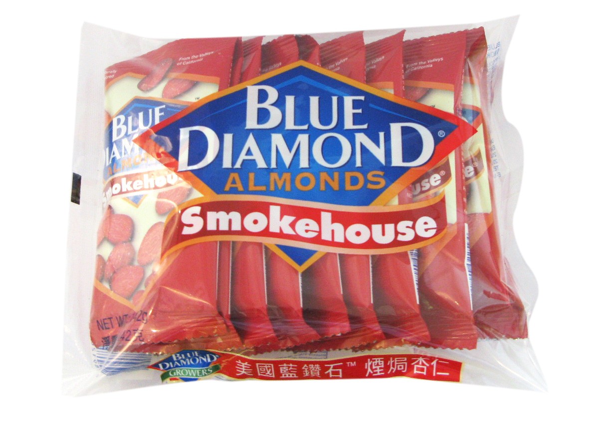 藍鑽石包裝煙焗杏仁 (10x14.2g)