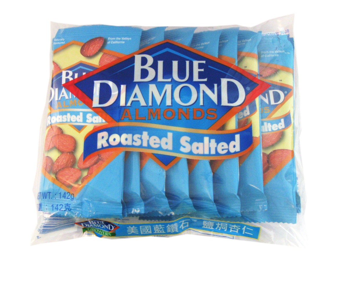 藍鑽石包裝鹽焗杏仁 (10x14.2g)