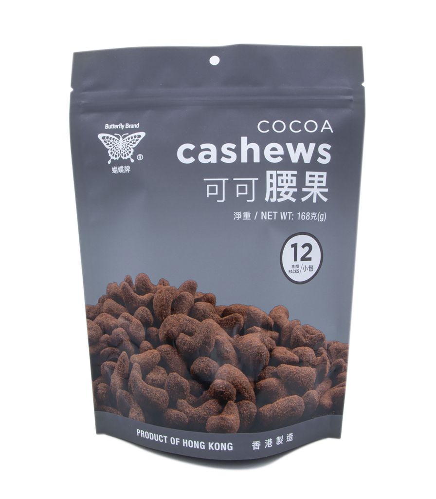 蝴蝶牌可可腰果168g