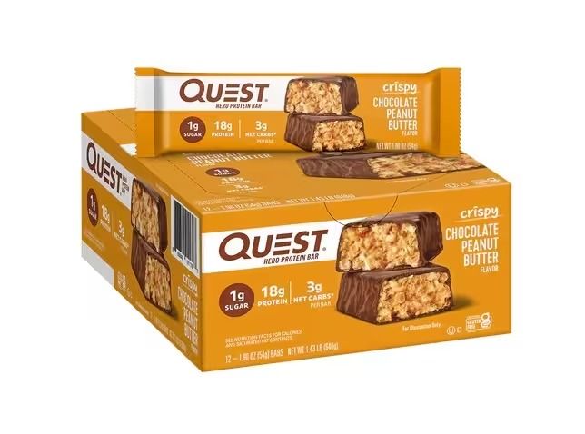 Quest Hero 蛋白棒 - 朱古力花生醬味 60g x 12pcs
