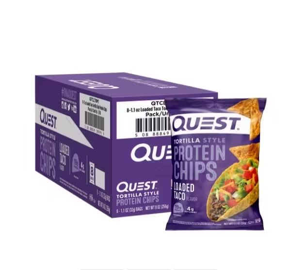 Quest 蛋白質薯片 - 墨西哥夾餅味 32g x 8包