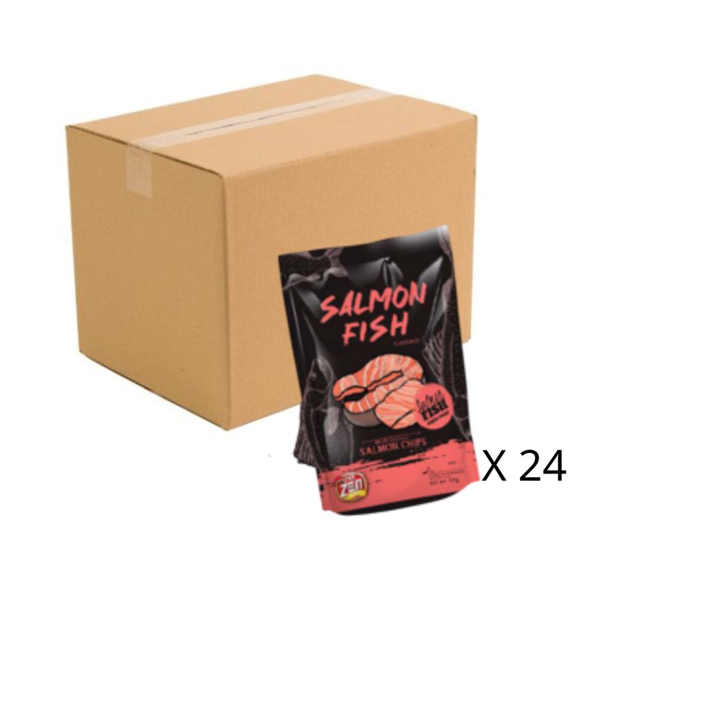 Zen Zen 真!三文魚脆片-原味70g 原箱24包