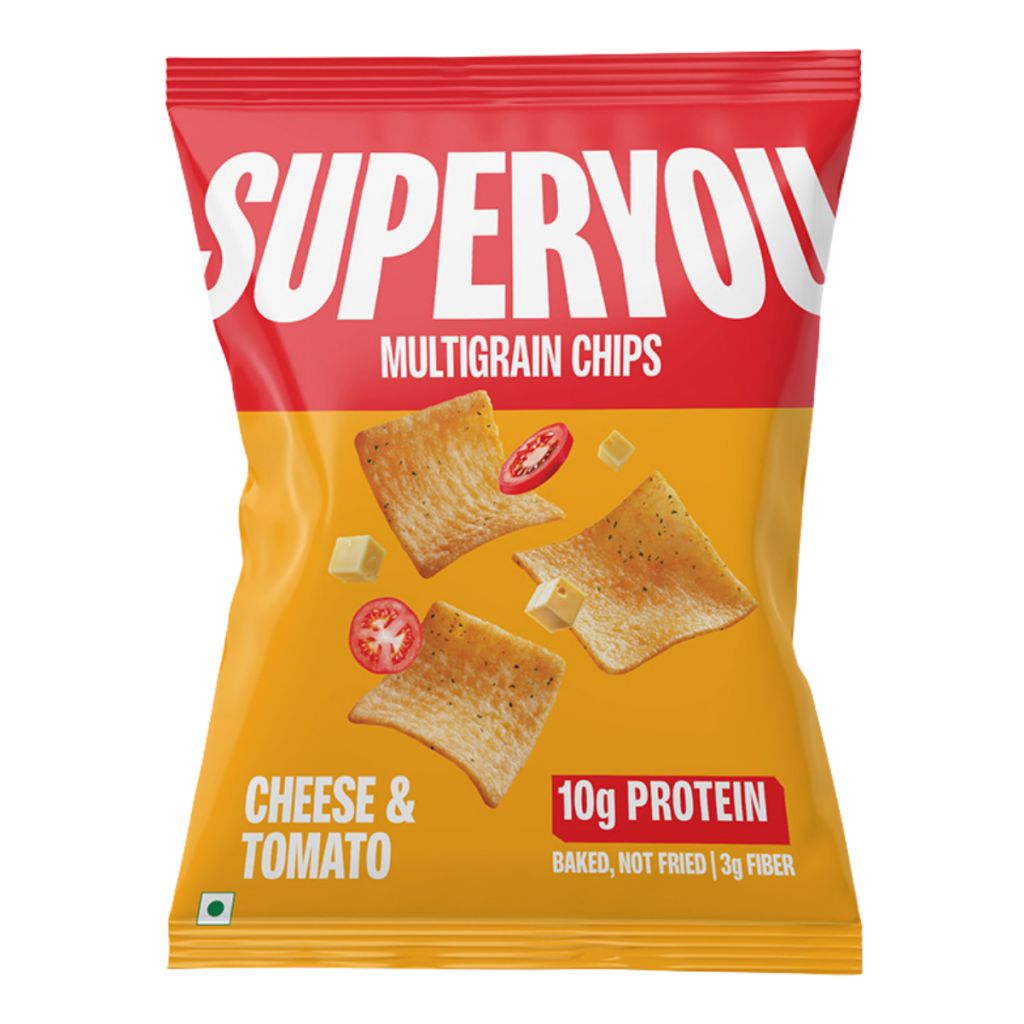 SuperYou 多穀物高蛋白質脆片 40g - 芝士番茄味