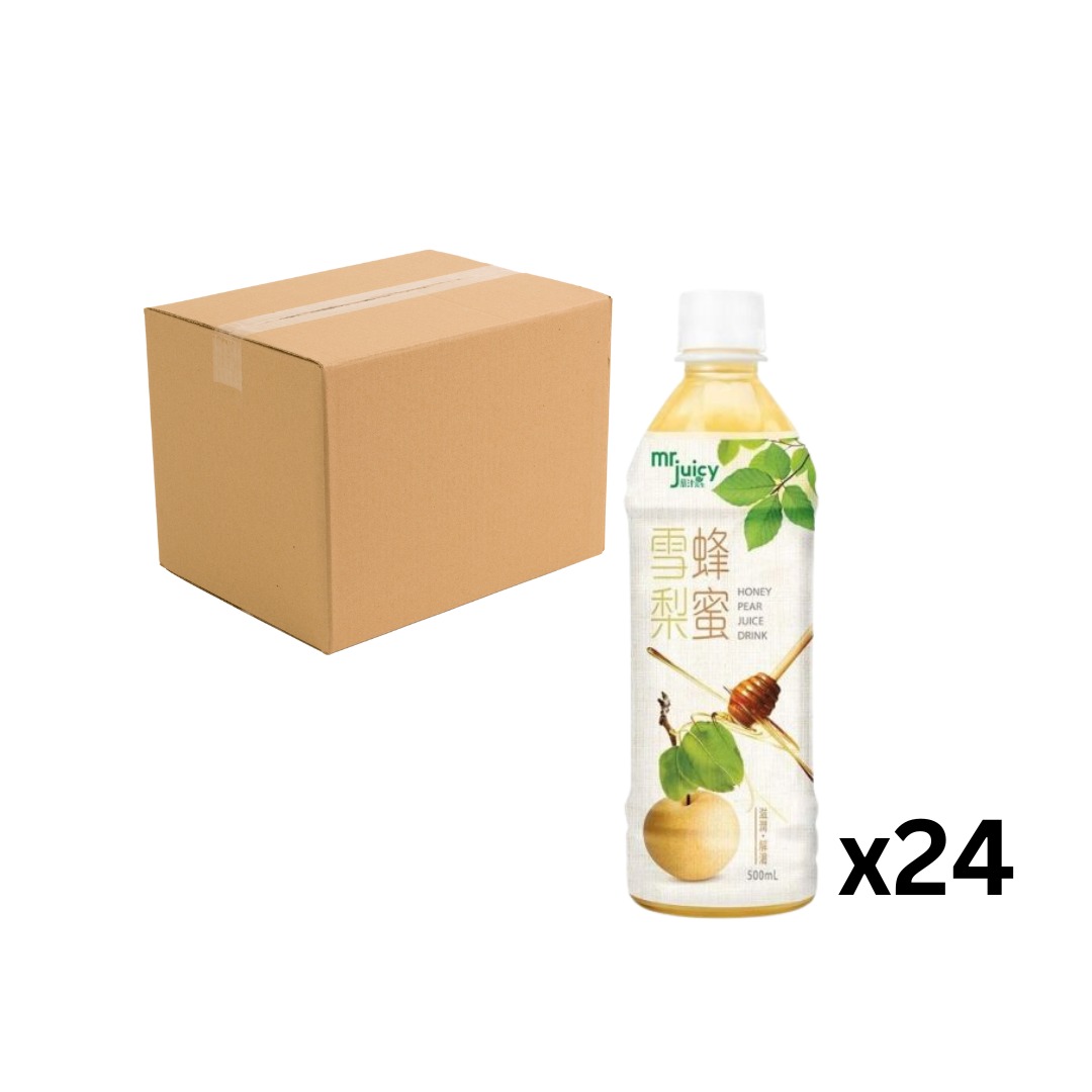 菓汁先生蜂蜜雪梨 500ml x 24 原箱