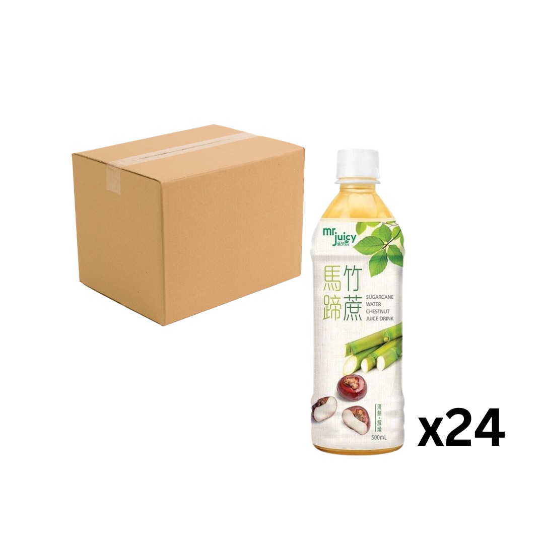 菓汁先生竹蔗馬蹄 500ml x 24 原箱