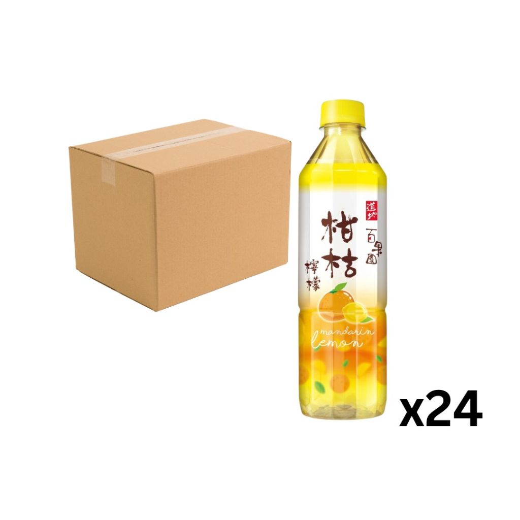 道地柑桔檸檬500ml - 原箱24支