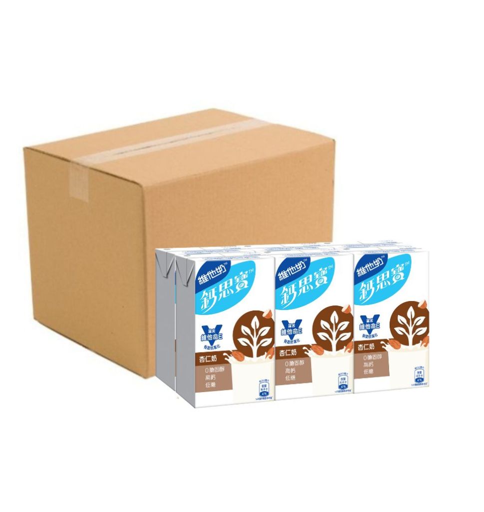 維他奶鈣思寶高鈣杏仁奶250毫升原箱24包