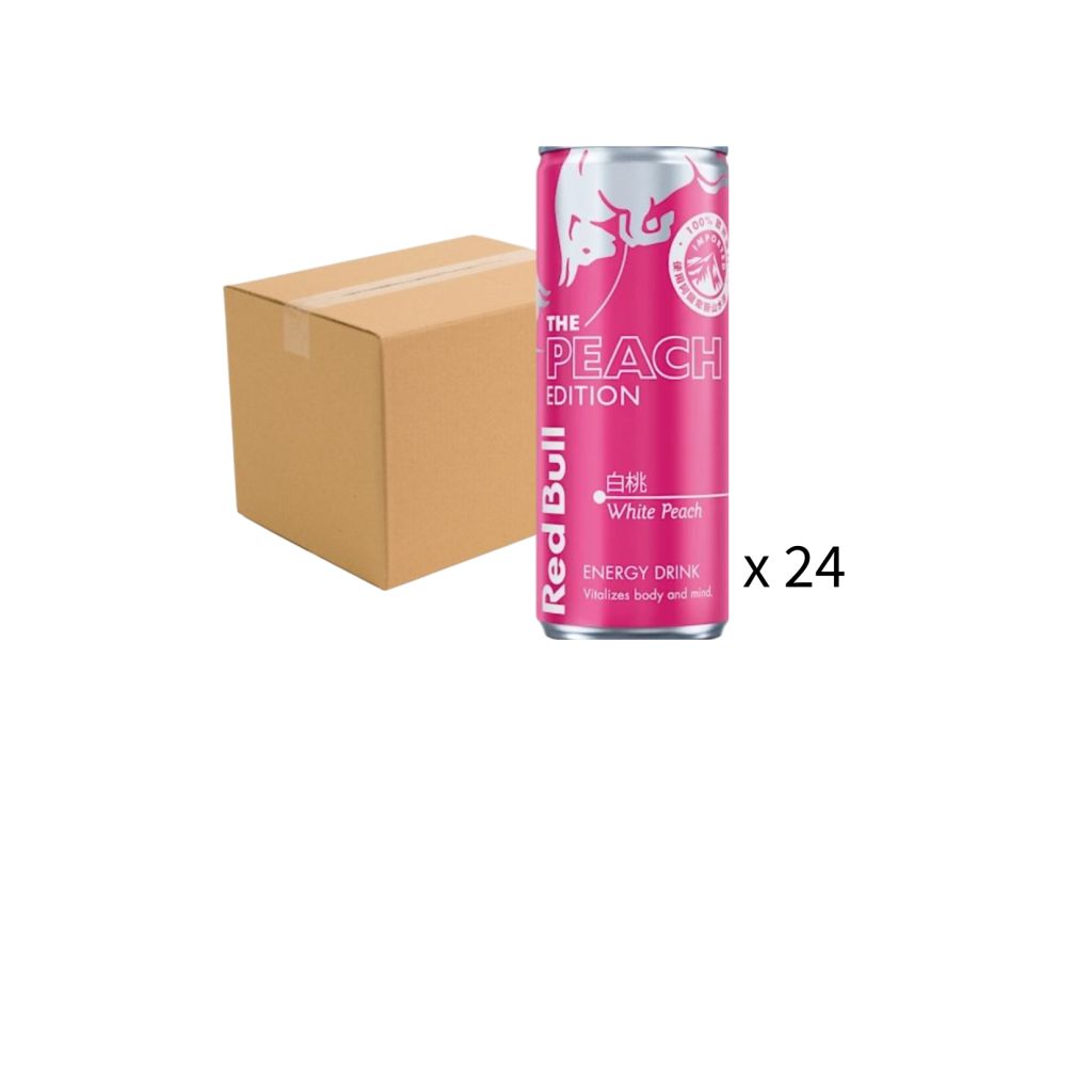 紅牛白桃味能量飲品 250ml - 原箱24罐