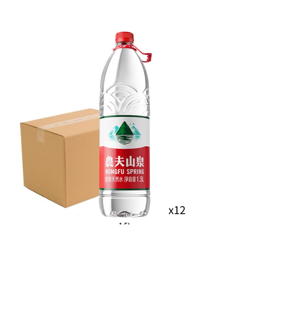 農夫山泉天然水 1.5L-原箱12支