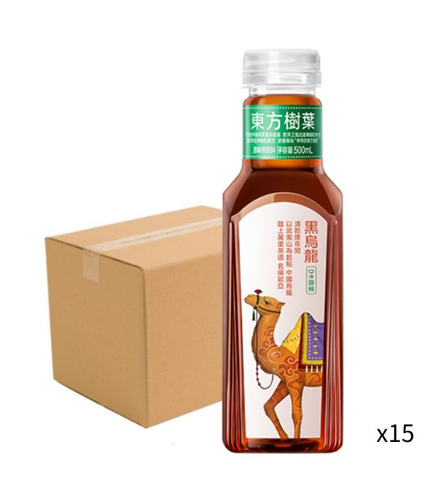 東方樹葉 黑烏龍原味茶飲料 500ml-原箱15支