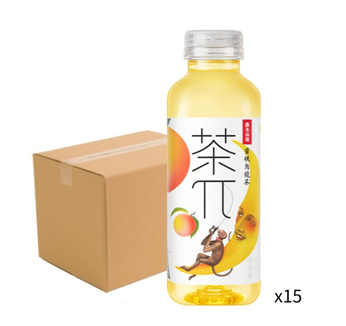 茶π 蜜桃烏龍茶果味茶飲料 500ml-原箱15支