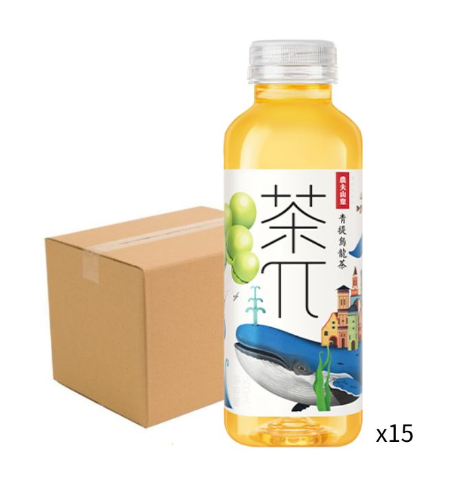 茶π 青提烏龍茶果味茶飲料 500ml-原箱15支