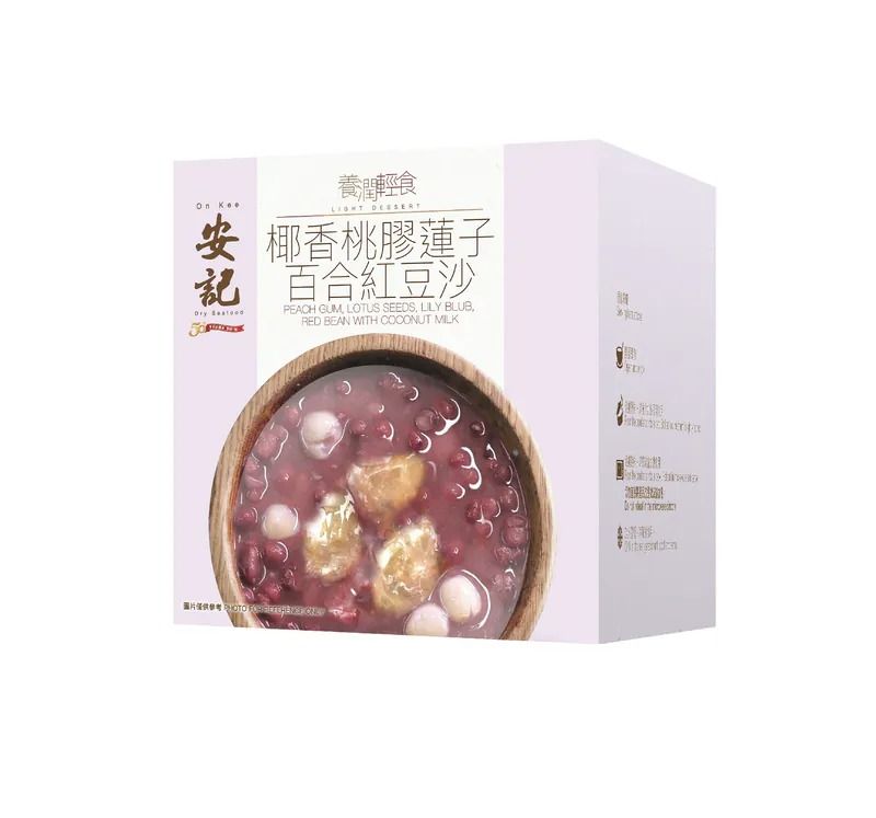 安記椰香桃膠蓮子百合紅豆沙 260g