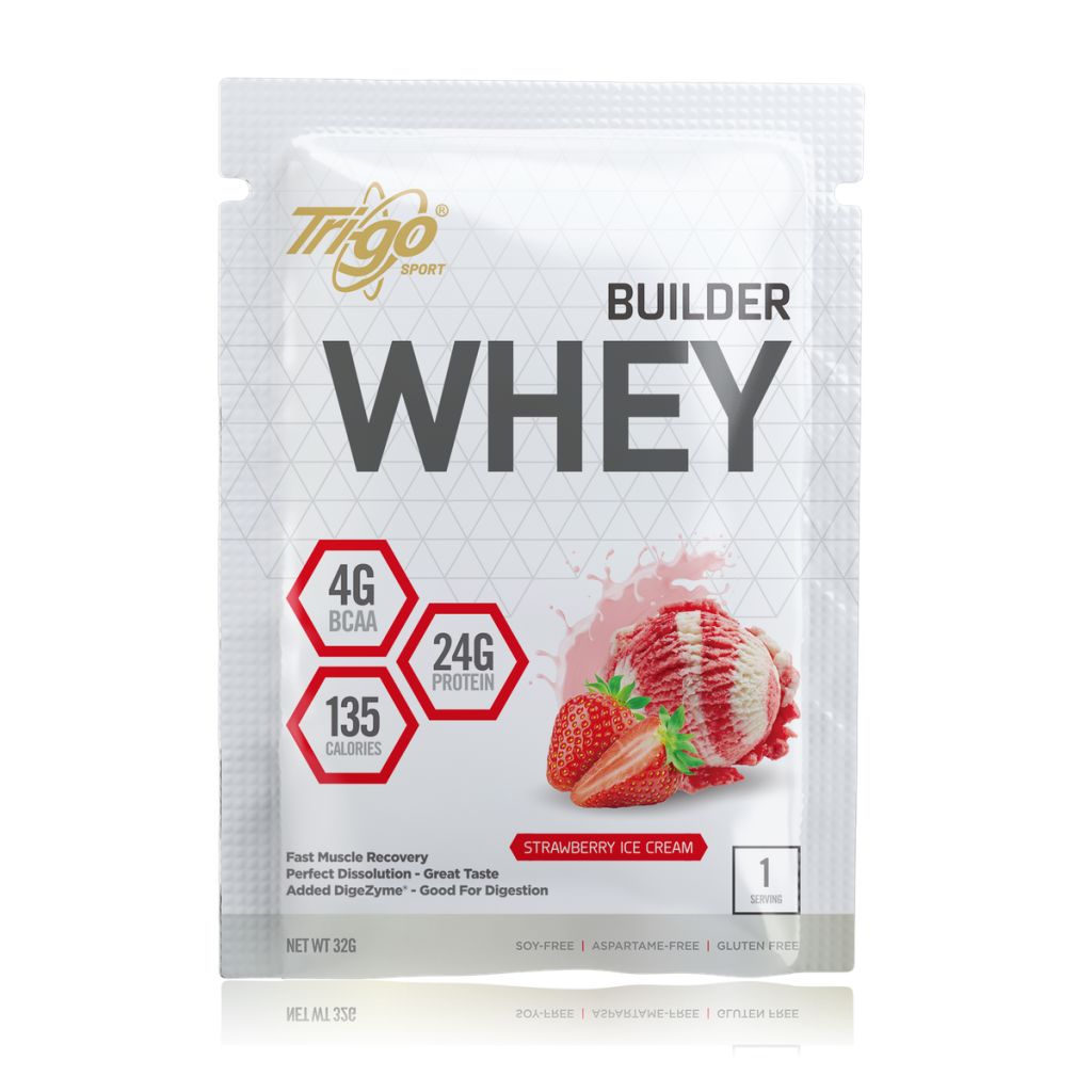 Tri-go 乳清蛋白粉獨立包裝-士多啤梨雪糕味 32gx1pc