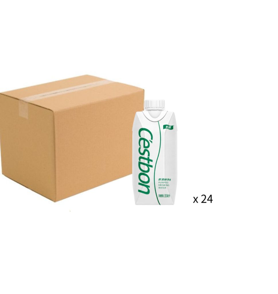 怡寶純淨水紙盒裝-330ml - 原箱24枝