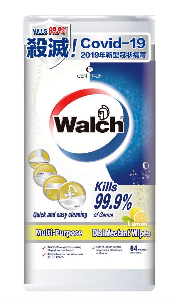 威露士多用途消毒濕巾檸檬84片(網面)
