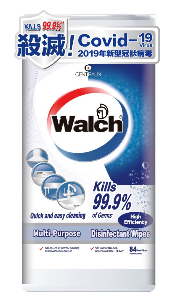 威露士多用途消毒濕巾高效去污型84片(網面)