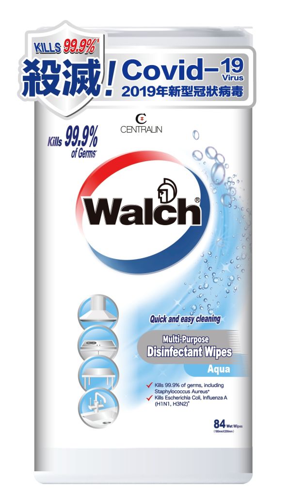 威露士多用途消毒濕巾水潤84片(網面)