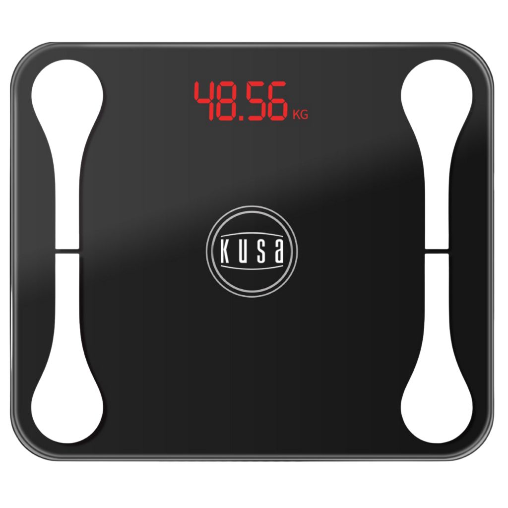 Kusa WS-100 高精度數字智能體重脂肪磅(帶APP) 黑色