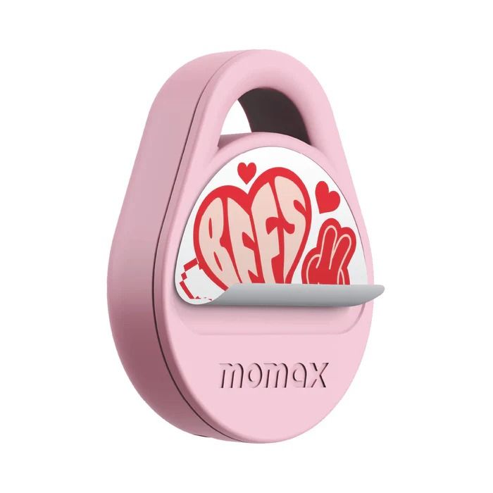 Momax Pinpop2 X 可充電迷你全球定位器-粉紅
