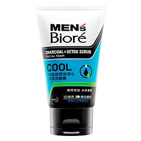 碧柔 男士10倍炭控油淨化冰爽洗面膏100克