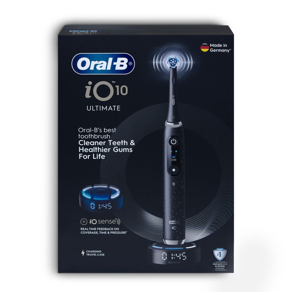 Oral-B iO Series 10 充電電動牙刷連4刷頭套裝-星際黑